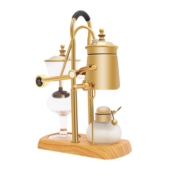 Siphon Kaffeemaskine, Elegant Design, Premium Materialer,Guld Siphon Kaffeemaskine, Elegant Design, Premium Materialer,Guld