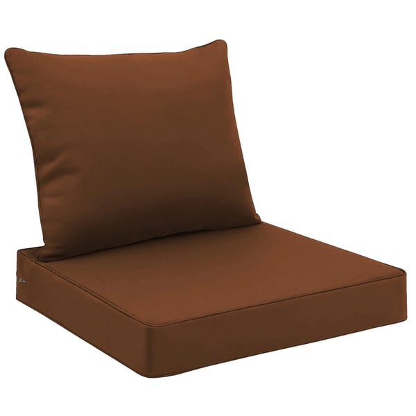 Utomhusdynor, Vattentäta, Avtagbar och Tvättbar Täckning,56x56x10cm-22x22x4in-a, Kaffe Utomhusdynor, Vattentäta, Avtagbar och Tvättbar Täckning,56x56x10cm-22x22x4in-a, Kaffe