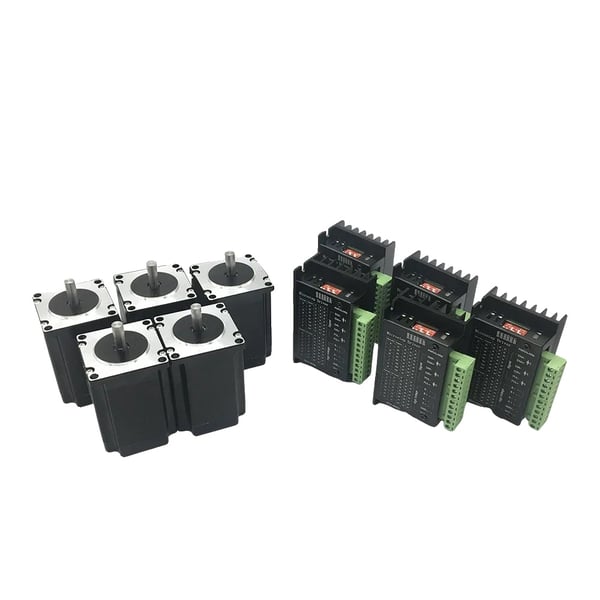 Stegmotor, Nema 23, TB6600-drivrutin,2Nm, 5 Kit Stegmotor, Nema 23, TB6600-drivrutin,2Nm, 5 Kit