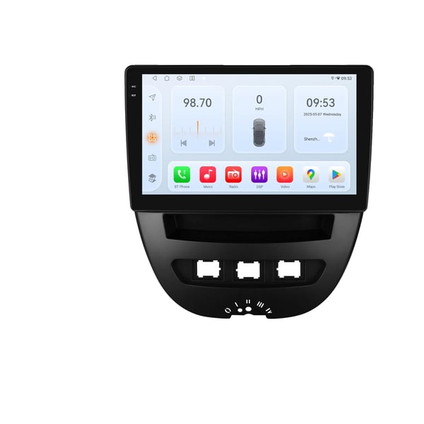 Multimedia Bilstereo, Touchskærm, Kompatibel med Peugeot, Citroen og Toyota 2005-2014 modeller,QS8 bagkamera AIPRO