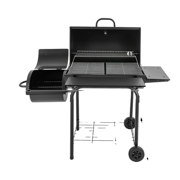 Kulgrill, Robust Design, Stort Tilberedningsområde,sort