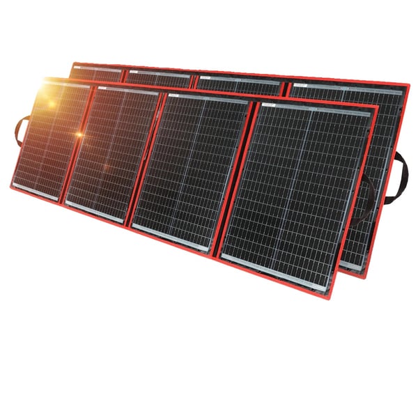 Solpanel, Bærbar, Høj Effektivitet,390W panel kit