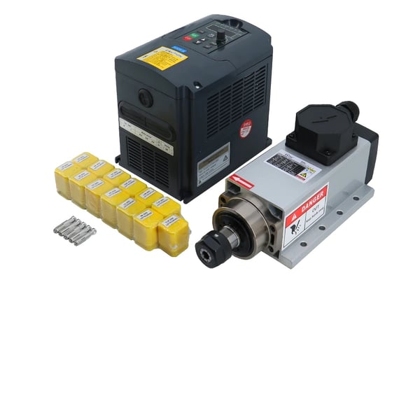 CNC-akselimoottori, 24000 RPM, 220V VFD:llä,Liitäntärasia