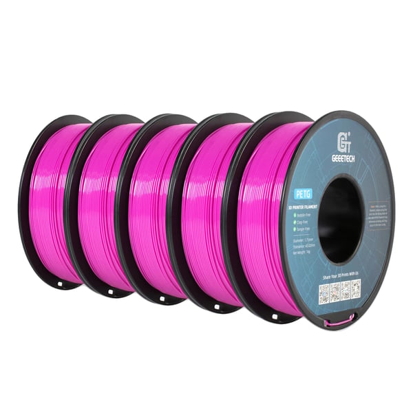 3D-udskrivningsfilament, høj styrke, nemt at udskrive,Lyserød