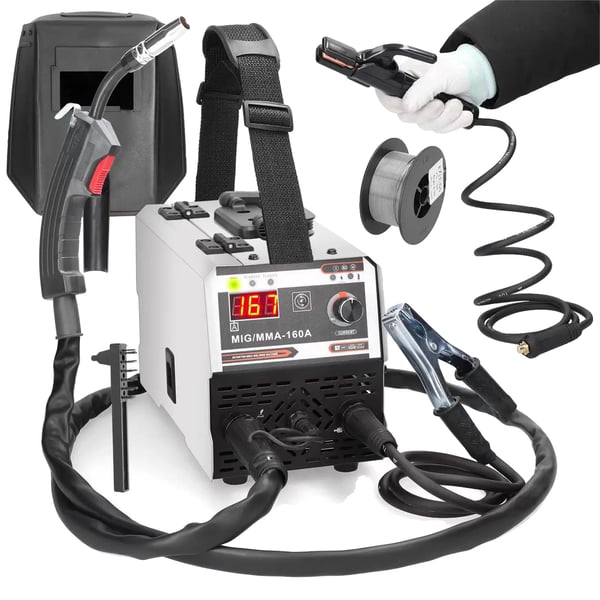 MIG MMA-svetsare, Inverterteknik, Användarvänliga kontroller,MMA-160A
