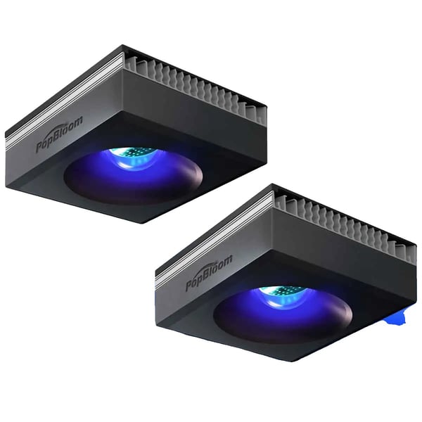 LED Akvarielampa, Full Spektrum, WiFi Kontroll, 2 Lampor med hängsats