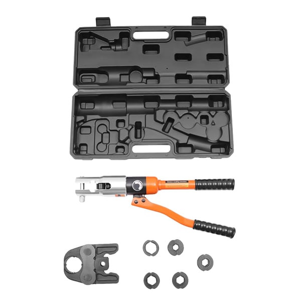 Puristustangot, hydraulinen muotoilu, monikokoiset muotit,V MUOTIT