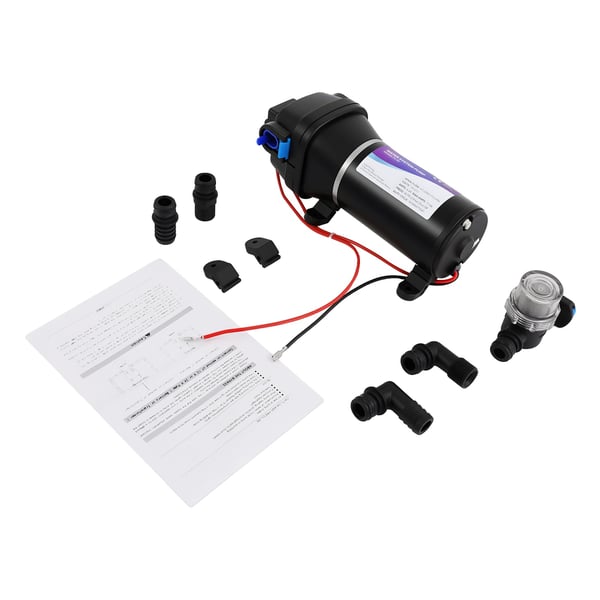 Booster-pumppu, 17 L/min veden virtaus, energiatehokas,EU, 12V