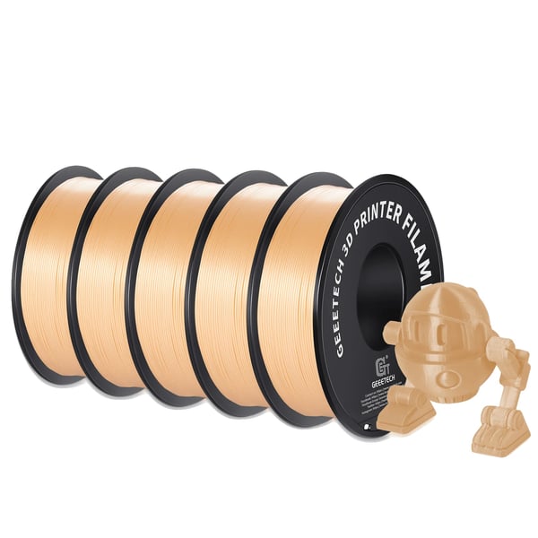 3D-printer filament, PLA-materiale, 1,75 mm diameter,Sandguld