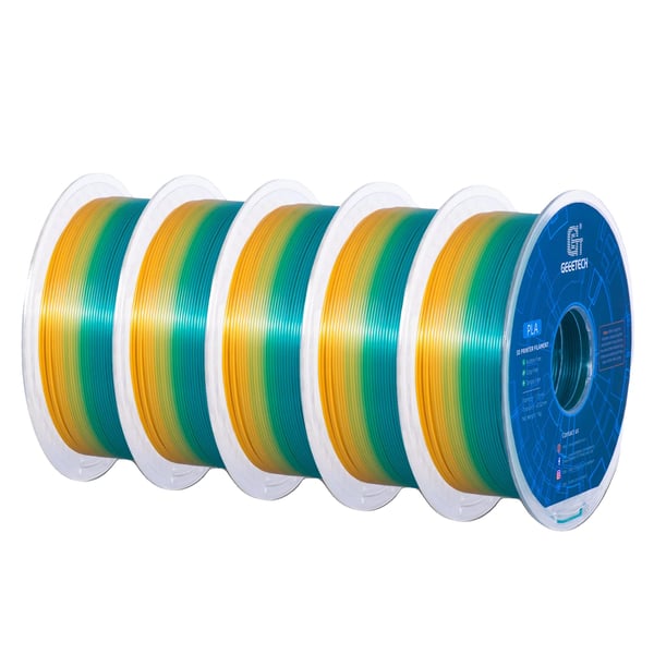 3D-skrivarfilament, PLA-material, 1,75 mm diameter, Färggradient