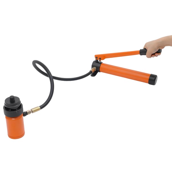 Hydraulisk hålslagningssats, användarvänlig design, hållbar konstruktion, Orange