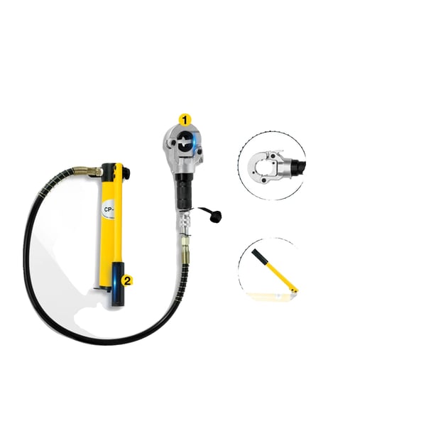 Hydrauliske Crimpetang, Høj Kompressionseffekt, Alsidig Brug,Gul