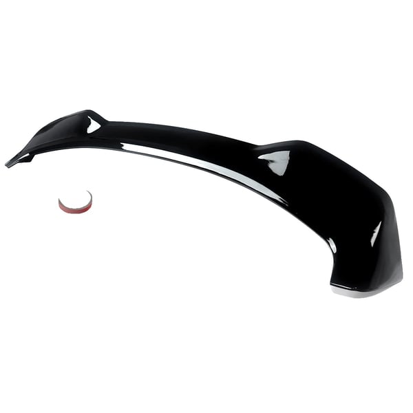 Tagspoiler, Holdbart ABS-plast, Nem installation,Glansende Sort Tagspoiler, Holdbart ABS-plast, Nem installation,Glansende Sort