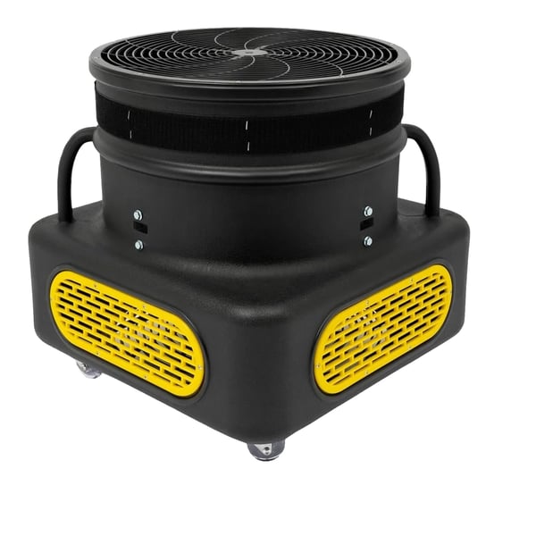 Oppustelig danser blæser, 750W effekt, brugervenligt design,lys gul
