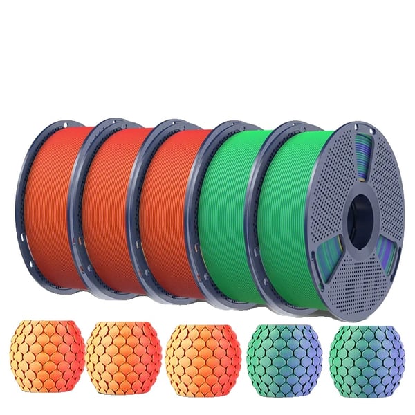 3D-tulostimen filamentti, matta pinta, siististi kierretty,2GNPP 3RDYL 3D-tulostimen filamentti, matta pinta, siististi kierretty,2GNPP 3RDYL