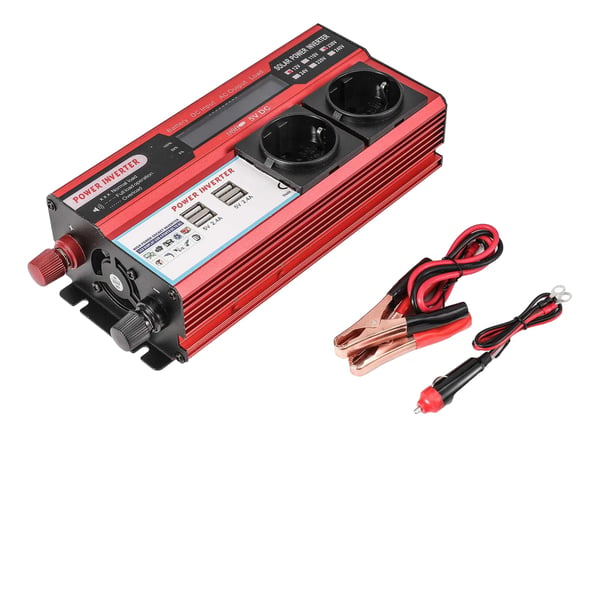 Virtamuunnin, kompakti muotoilu, useita USB-portteja,4000W Virtamuunnin, kompakti muotoilu, useita USB-portteja,4000W