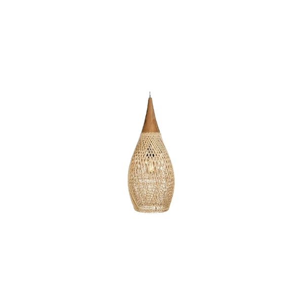Pendellampa, Stilig Rattan Design, Mångsidig för Olika Utrymmen,Ingen glödlampa, 35x70cm
