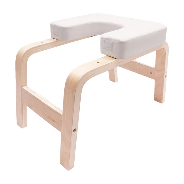 Yoga Huvudstående Bänk, Robust Design, Avtagbar T-Block,VIT Yoga Huvudstående Bänk, Robust Design, Avtagbar T-Block,VIT