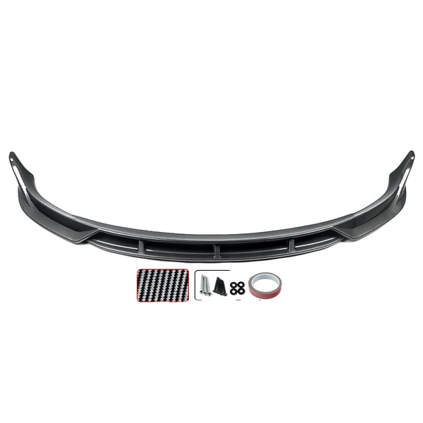 Front Bumper Spoiler, Kompatibel med Tesla Model 3, Nem Installation,kulstoflook