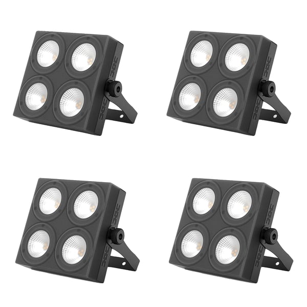 LED Par Valot, RGBW Valaistus, Useita Ohjaustiloja, musta, EU Plug LED Par Valot, RGBW Valaistus, Useita Ohjaustiloja, musta, EU Plug