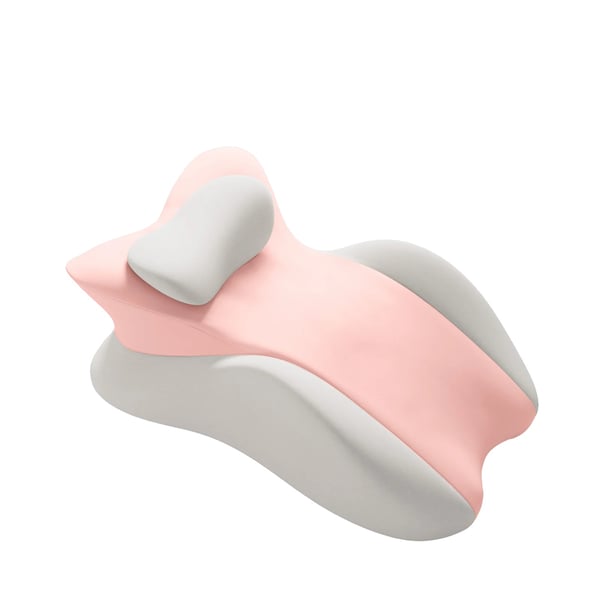 Ergonomisk Vinklad Kudde, Flera Positioner, Avtagbart Överdrag,58x38x23cm, Rosa