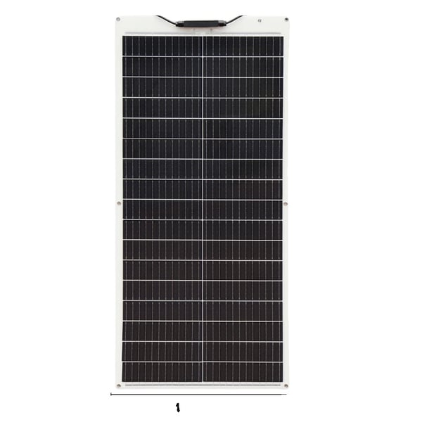 Solpanel, Fleksibelt Design, Høj Effektivitet,PET 100W 1000x460mm