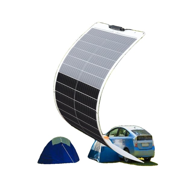 Fotovoltaisk panel, monokristallin, flexibel design,100w