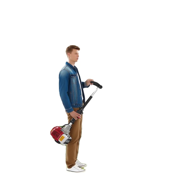 Kædesav, Kraftfuld Motor, Letvægtsdesign,Rød