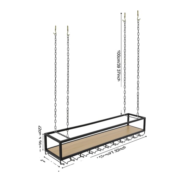 Vinkøler, Loftmontering, Vintage Design,110cm Vinkøler, Loftmontering, Vintage Design,110cm