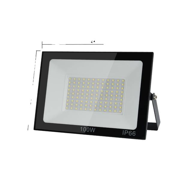 LED Tulvavalaisin, Vesitiivis, Laaja Kulma Valaisu, 100W 2KPL B, Kylmä Valkoinen (5500-7000K)