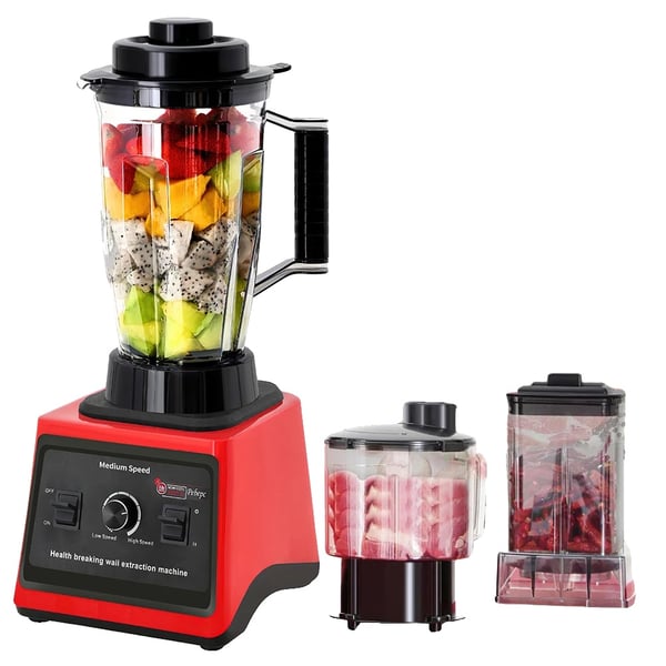 Elektrisk Blender, Højhastighedsydelse, Alsidig Funktionalitet,EU stik, 3L+1.5L+0.5L