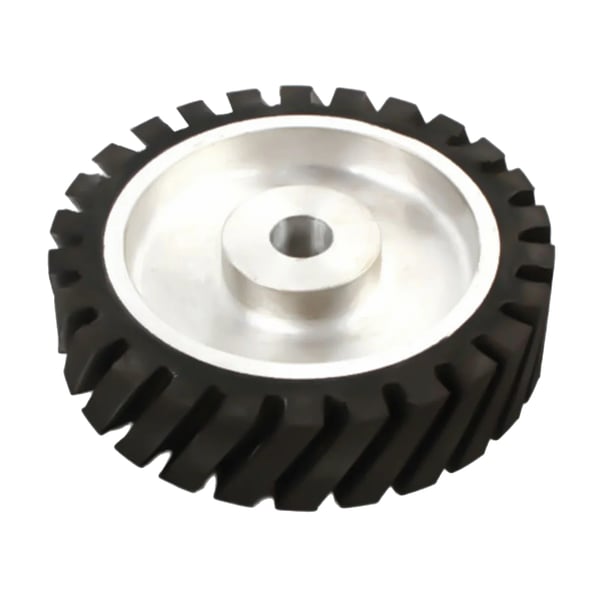 Bälte Slipmaskin Kontakt Hjul, Hållbart Gummimaterial, 200 mm Diameter,svart Bälte Slipmaskin Kontakt Hjul, Hållbart Gummimaterial, 200 mm Diameter,svart