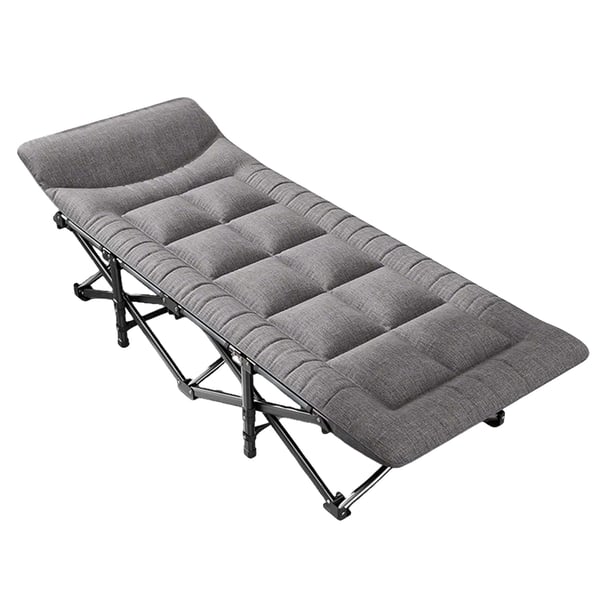 Udendørs Camping Seng, Komfortabelt Design, Multifunktionel Brug,mørk grå