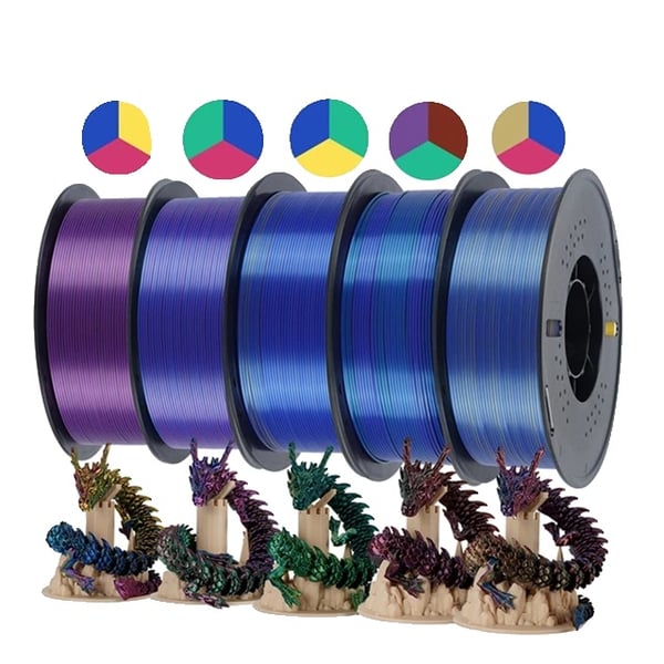 3D-printfilament, silkefinish, høj præcision,5KG Mix A