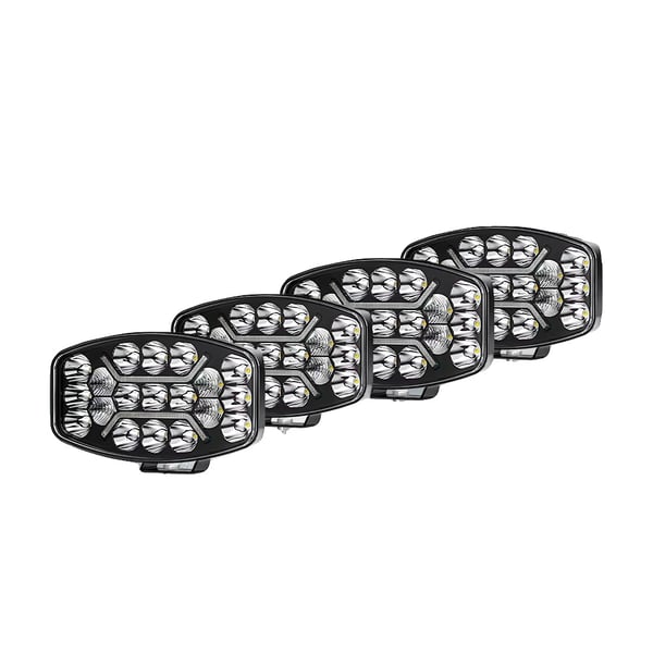 Maastoajovalot, Työvalot, Yhdistelmävalon Kulma,4PC Maastoajovalot, Työvalot, Yhdistelmävalon Kulma,4PC