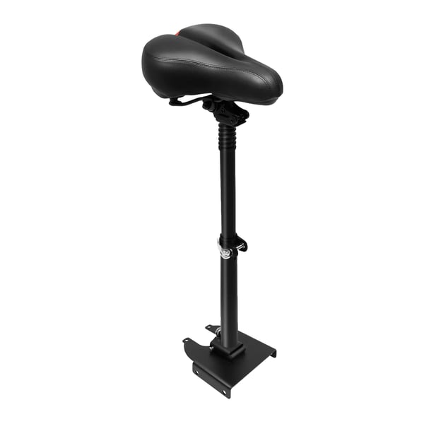 Høj Scooter Sæde, Justerbart Stødabsorberende Sæde, Ergonomisk Design, Komfortabel Tur,sort