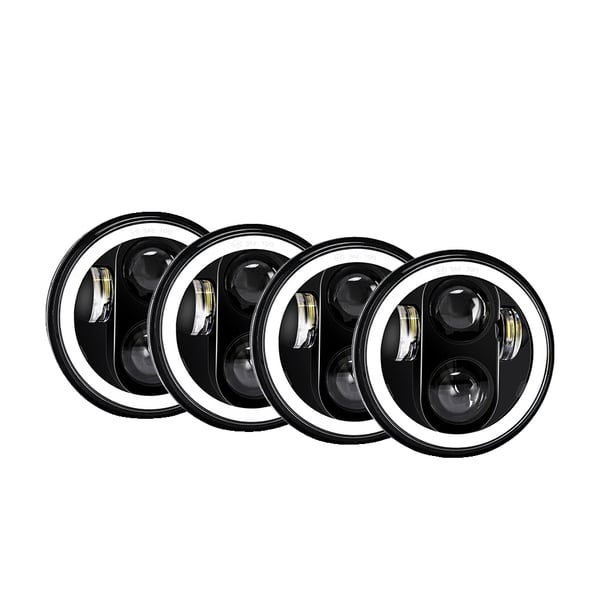 Ajovalosarja, LED-teknologia, monipuolinen yhteensopivuus,6000K, 2PC autolle Ajovalosarja, LED-teknologia, monipuolinen yhteensopivuus,6000K, 2PC autolle