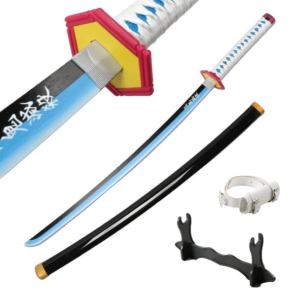 Katana, Anime Replica, Letvægtsdesign,Giyuu Blå 104cm