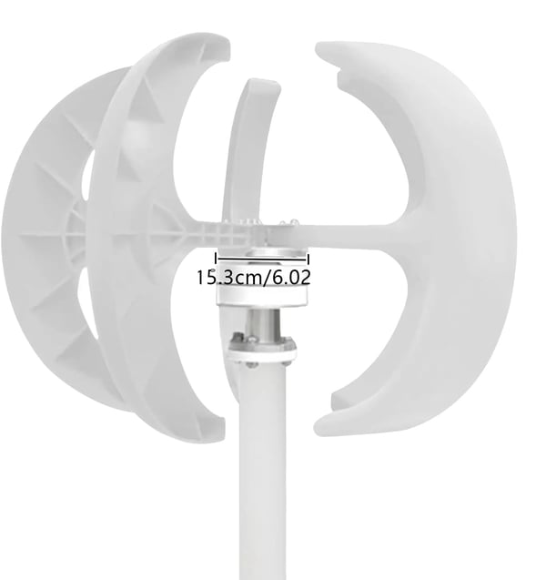 Vindmøllegenerator, Kompakt Design, Effektiv Lav Vind Ydelse,HVID