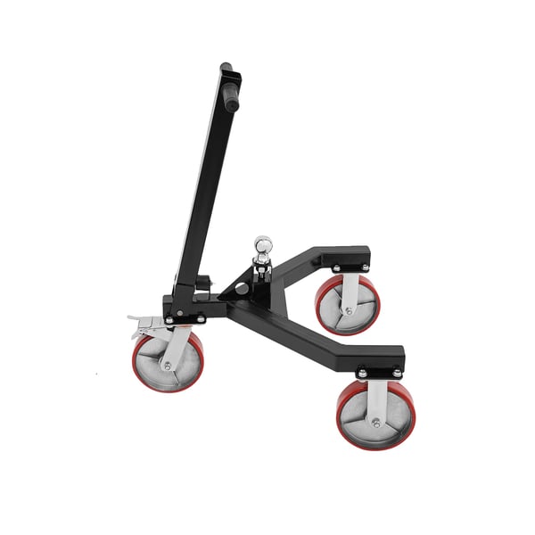 Trailer Dolly, 1587 kg kapacitet, justerbart handtag,svart
