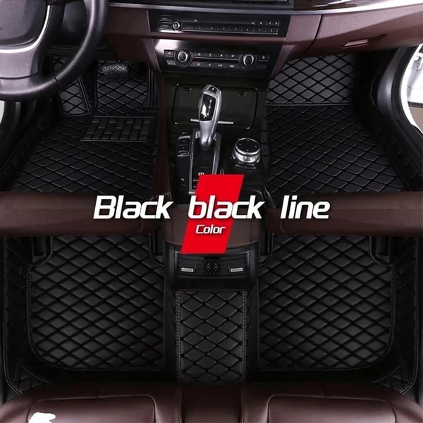 Auton Lattiamatot, Mukautettu Crossover-SUV:lle, Ylellinen Keinonahka,3kpl lattiamatto-6 Auton Lattiamatot, Mukautettu Crossover-SUV:lle, Ylellinen Keinonahka,3kpl lattiamatto-6