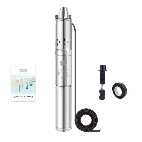 Djupbrunnspump, Högt Flöde, Stabil Spänningsutgång, 750W, EU Djupbrunnspump, Högt Flöde, Stabil Spänningsutgång, 750W, EU