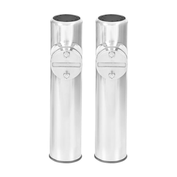 Fiskespöhållare, 360° Justerbar, Hexagonal Låsningsdesign,Silver
