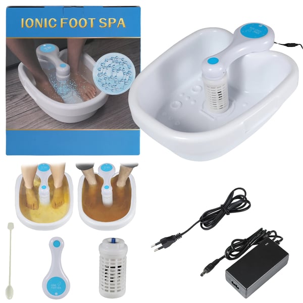 Fodspa Maskine, Ion Detoxifikation, Afslapningsfunktioner,EU stik