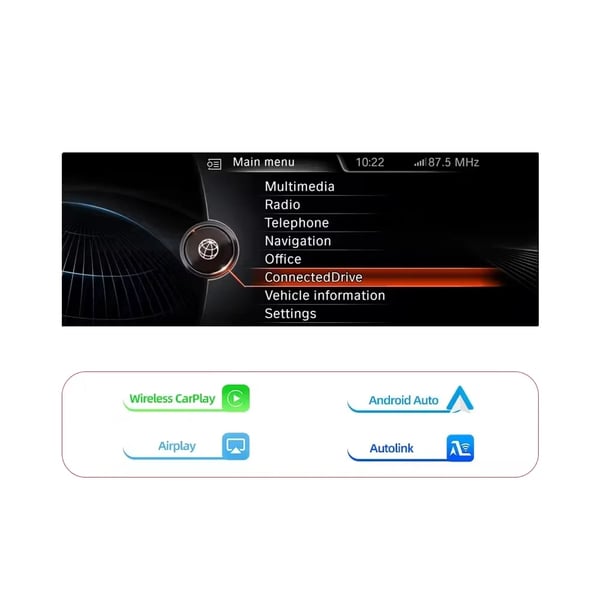 Langaton CarPlay Android Auto -dekooderi, saumaton yhteys, helppo asennus,NBT-järjestelmä Langaton CarPlay Android Auto -dekooderi, saumaton yhteys, helppo asennus,NBT-järjestelmä