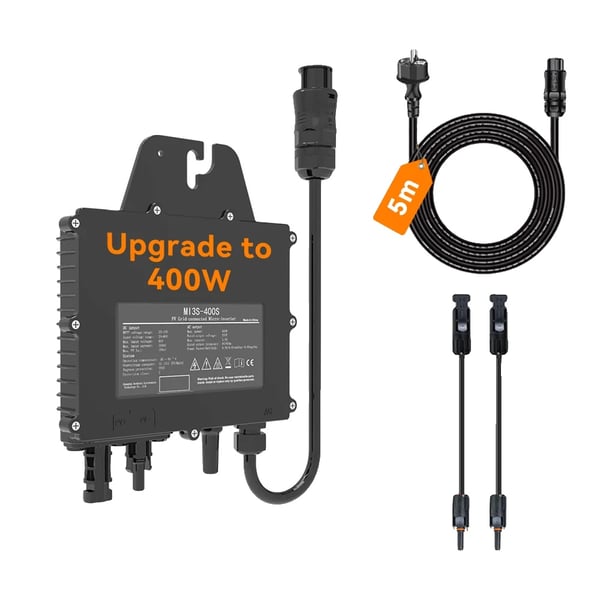 Aurinkosäädin, Korkea Tehokkuus, Kestävä Suunnittelu,400W Inverter, 220V, 26-60V