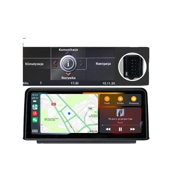 Multimedia Display System, Trådlös CarPlay, Inbyggd YouTube-spelare,CCC Linux Carplay
