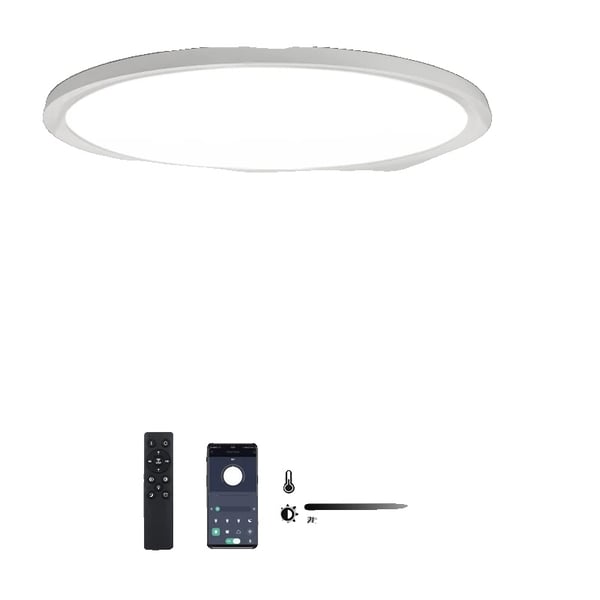Taklampa, Fjärrkontroll, Dimmbar Funktion,förändringsbar-a, 20tum-45W