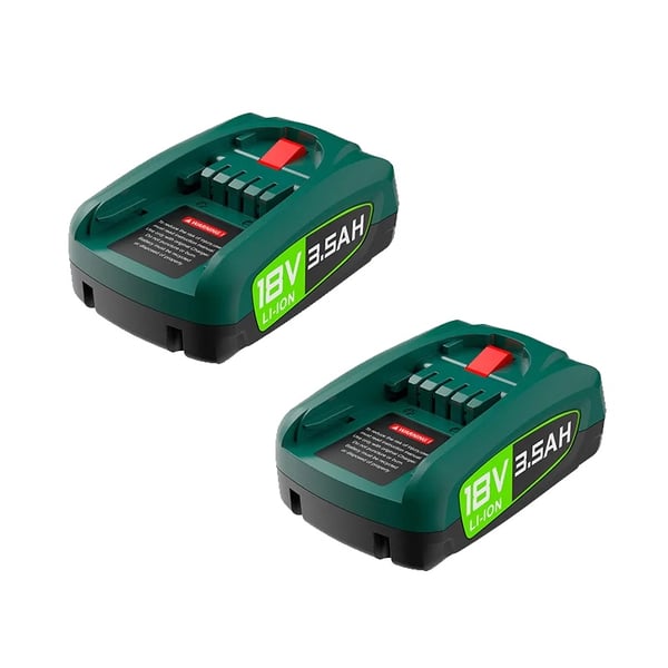 Vaihtobattery, Korkea kapasiteetti 3800/5000 mAh, Yhteensopiva PBA PSB PSR -työkalujen kanssa,2 kpl 3500mah