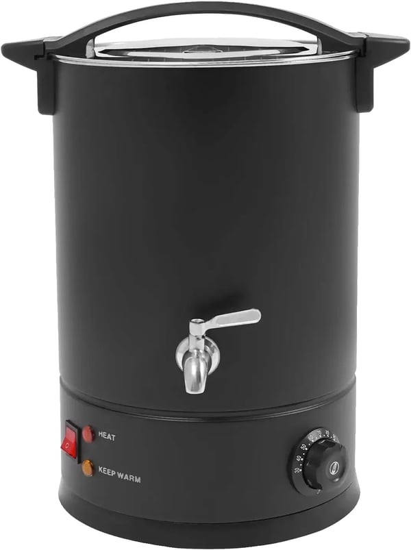 Voks Smelter, 12L Kapacitet, Elektrisk Opvarmning,sort